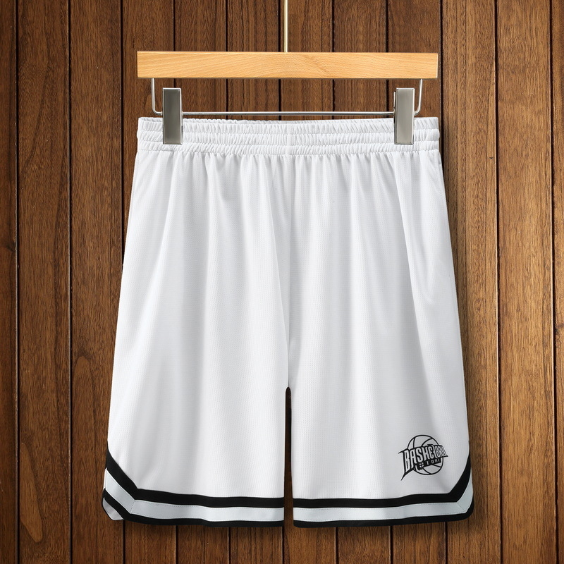 Ανδρικό σετ φανέλας μπάσκετ χωρίς μανίκια, Καλοκαίρι 2024, Πολυεστερικό ύφασμα γρήγορου στέγνωματος, Παντελόνια 3/4