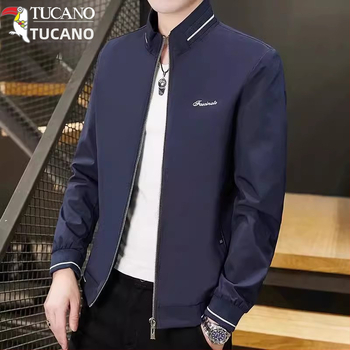 Woodpecker мъжко яке със стояща яка, подплата от флис, цип, зима, свободна кройка