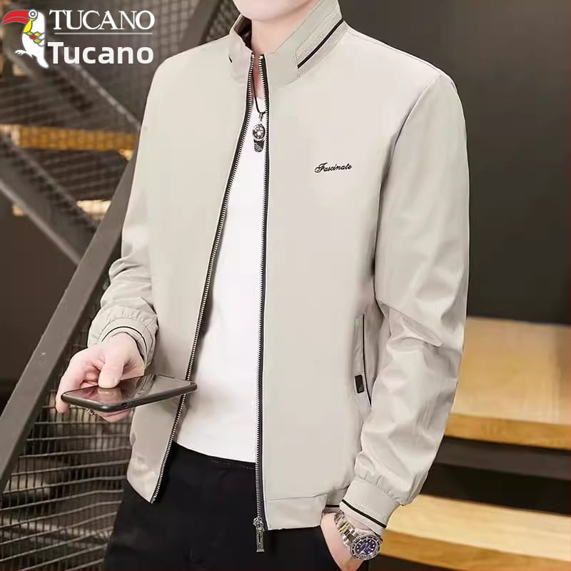 Woodpecker мъжко яке със стояща яка, подплата от флис, цип, зима, свободна кройка