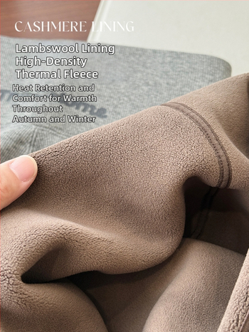 Naiste talveleggings - puuvill-Lycra segu, paks fleeces vooder, 9/10 pikkus, teksti muster 88082, põhikiht