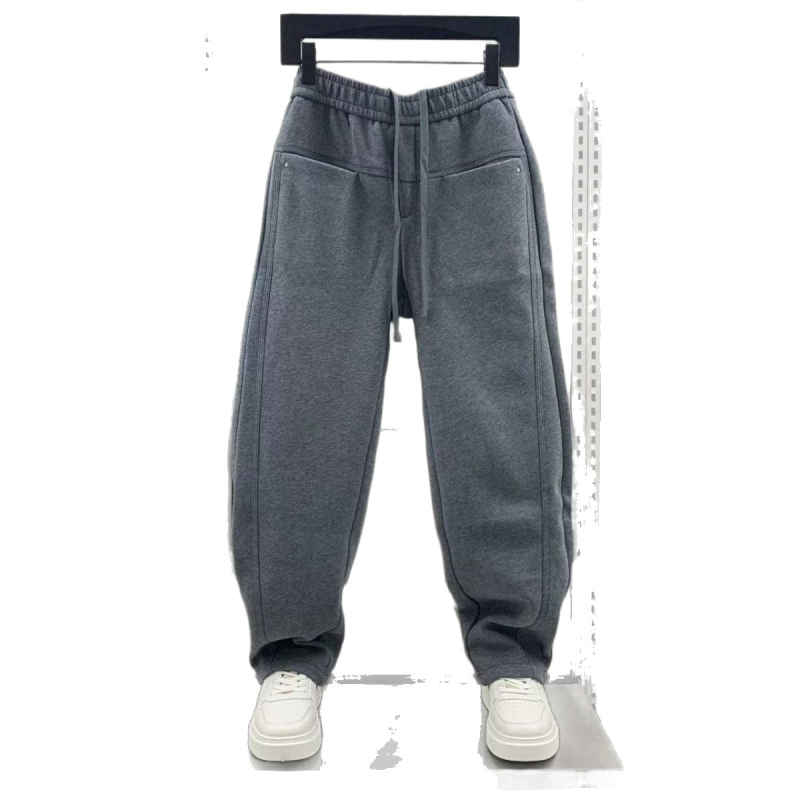 Egyenes szabású velveteen nadrág Cupro rostból, fleece belsővel, téli 2024