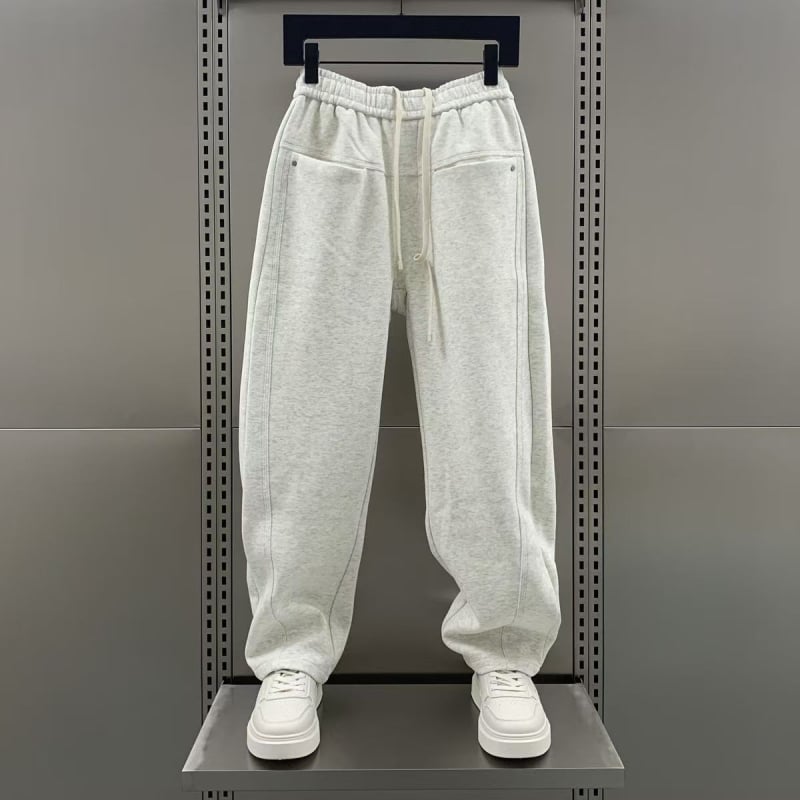 Egyenes szabású velveteen nadrág Cupro rostból, fleece belsővel, téli 2024