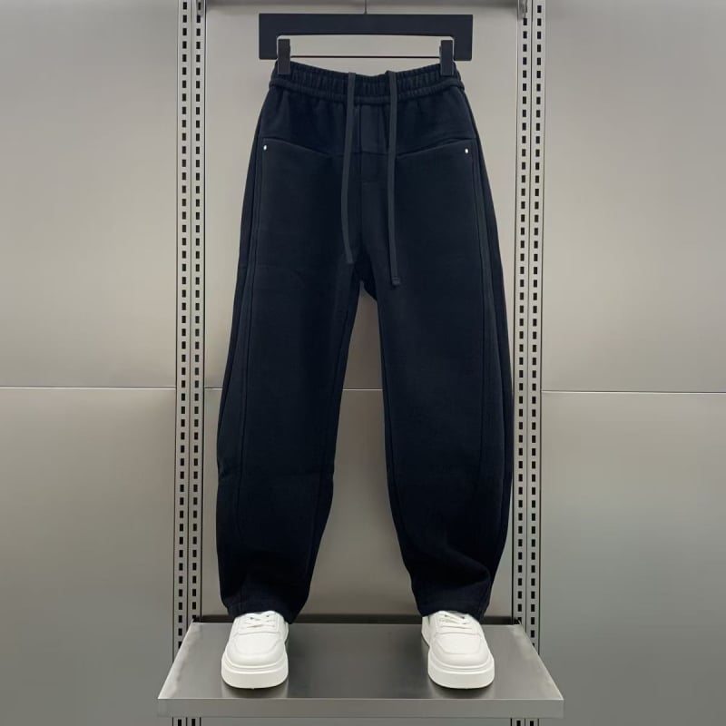 Egyenes szabású velveteen nadrág Cupro rostból, fleece belsővel, téli 2024