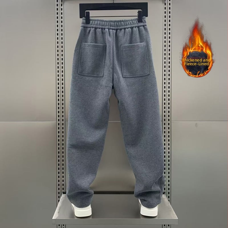 Egyenes szabású velveteen nadrág Cupro rostból, fleece belsővel, téli 2024