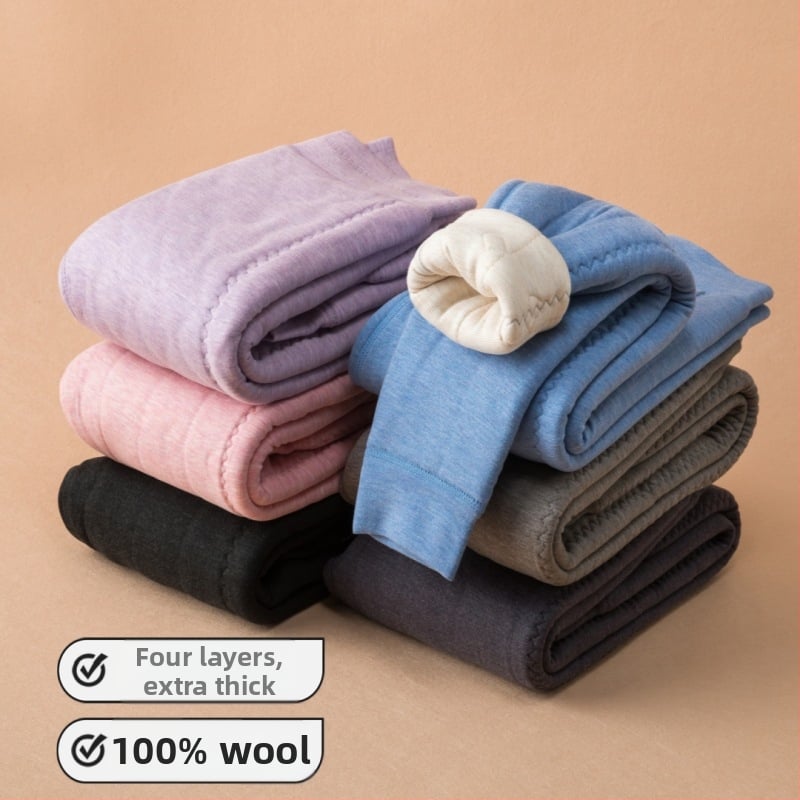 Bērnu četrslāņu ultratoras siltās legingas ar augstu jostu rudens-ziemas sezonai; galvenā materiāla viskoze, ķīmisko šķiedru maisījums, vecuma grupa 3–8 gadi