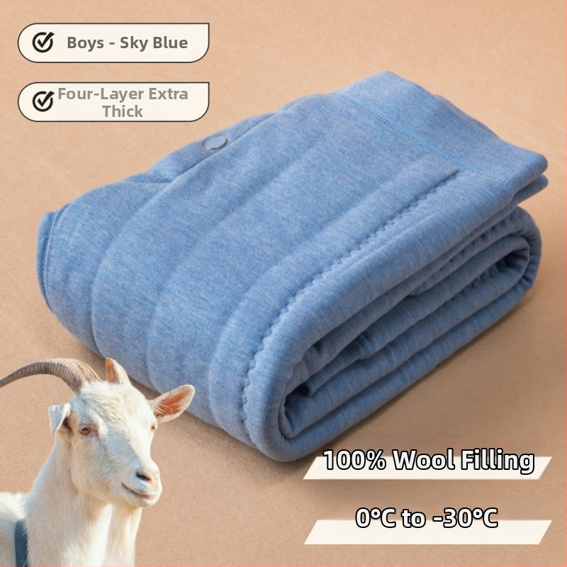 Bērnu četrslāņu ultratoras siltās legingas ar augstu jostu rudens-ziemas sezonai; galvenā materiāla viskoze, ķīmisko šķiedru maisījums, vecuma grupa 3–8 gadi