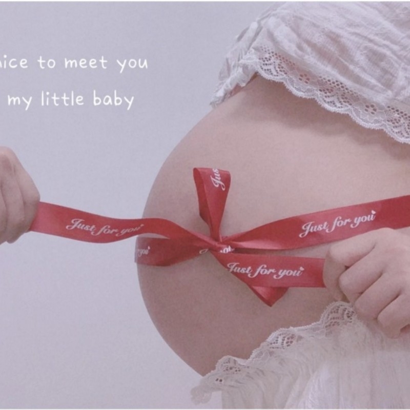 Grūtnieču fotogrāfiju komplekts: bez piedurknēm mežģīņu tops un 3/4 garuma bikses (poliesters)