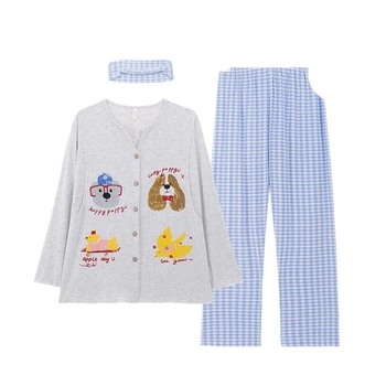 Grūtnieču nakts komplekts ar noņemamiem zīdīšanas spilventiem – trīsdaļīgs komplekts, modalais dzesējošais audums, 90–95% viskozes, V-veida kakla izgriezums