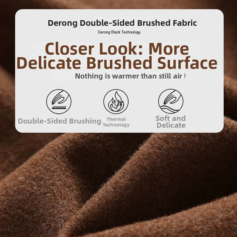 Derong vīriešu termālā veste, bez piedurknēm, flīsa odere, V kakla izgriezums, 181–200 g/m²