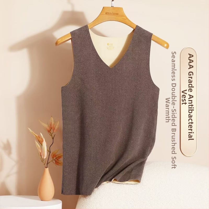 Derong vīriešu termālā veste, bez piedurknēm, flīsa odere, V kakla izgriezums, 181–200 g/m²