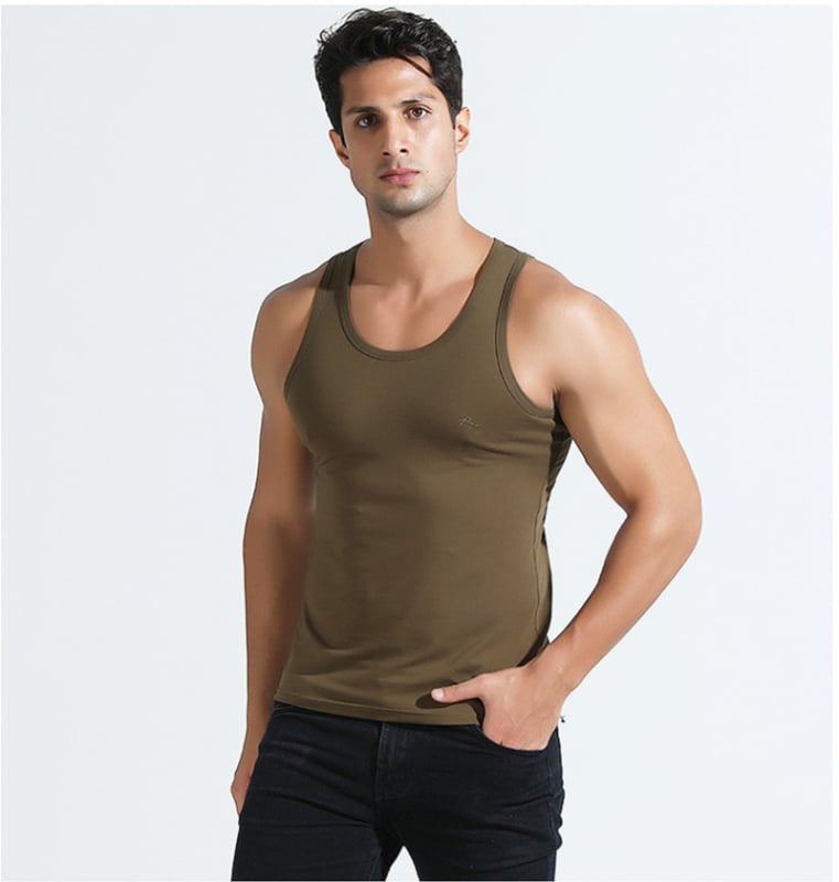 Langsha vīriešu vestes Y formas dizains, apaļš kakla izgriezums, visām sezonām, 95–100% spandekss