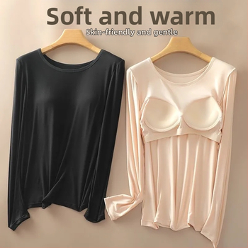 Garas piedurknēm bāzes slānis ar iekšējiem krūšu spilventiņiem, viskozes šķiedras vienkāršā paveidā, apkārt kaklam puloveris, piemērots visām sezonām, vidējā svara 181–200 g/m²