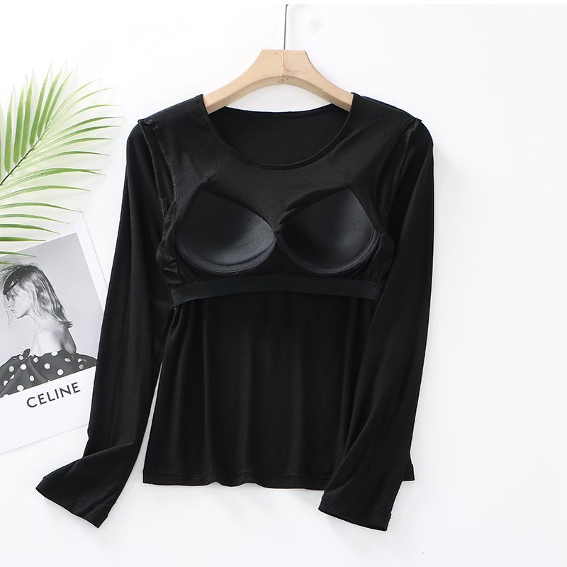 Garas piedurknēm bāzes slānis ar iekšējiem krūšu spilventiņiem, viskozes šķiedras vienkāršā paveidā, apkārt kaklam puloveris, piemērots visām sezonām, vidējā svara 181–200 g/m²