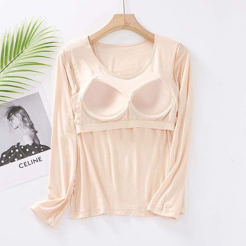 Garas piedurknēm bāzes slānis ar iekšējiem krūšu spilventiņiem, viskozes šķiedras vienkāršā paveidā, apkārt kaklam puloveris, piemērots visām sezonām, vidējā svara 181–200 g/m²