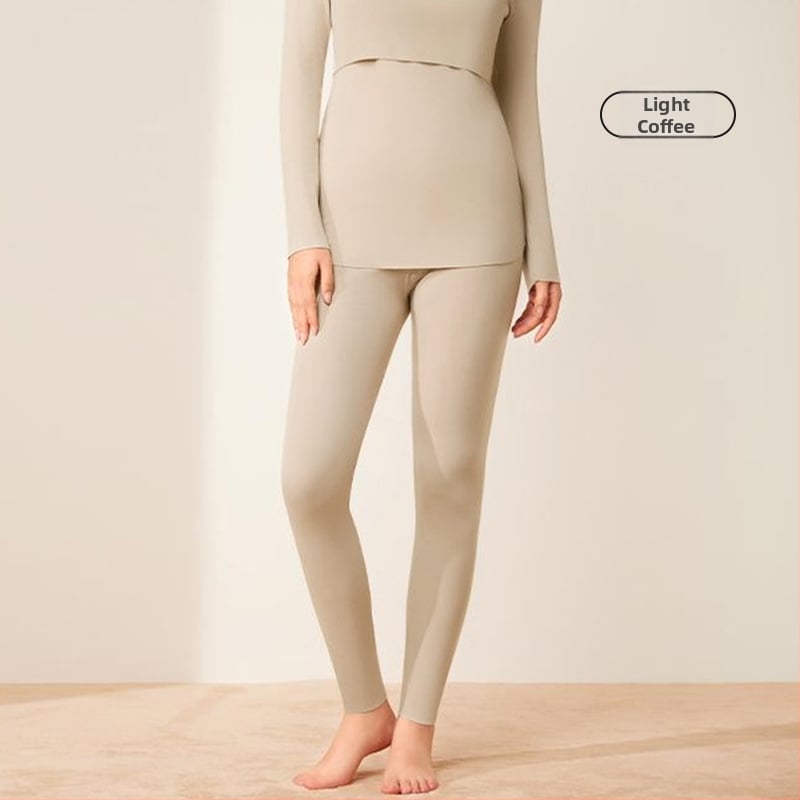 Grūtnieču un barošanas apģērbu komplekts – garas piedurknes, barošanas atvērums, poliesters 90–95% + spandex, ziemas izdevums 2025