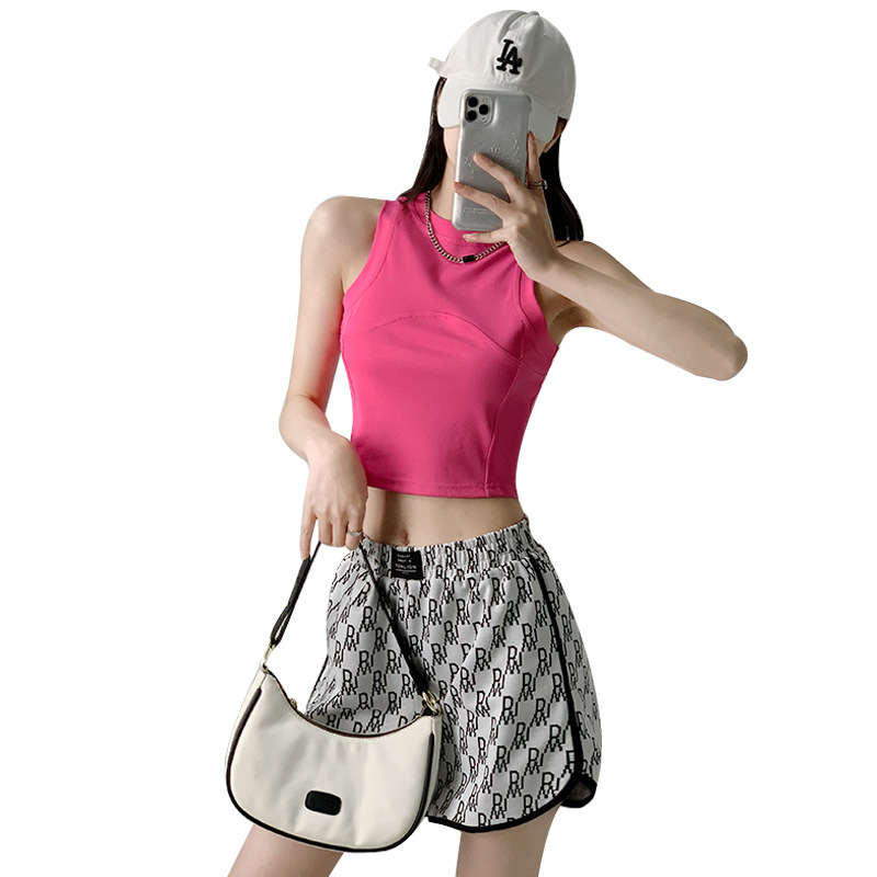 Ženski bezrukavni top u sling stilu – Slim fit (Pamuk 70–80%, Poliester <30%, Duljina 40–50 cm)