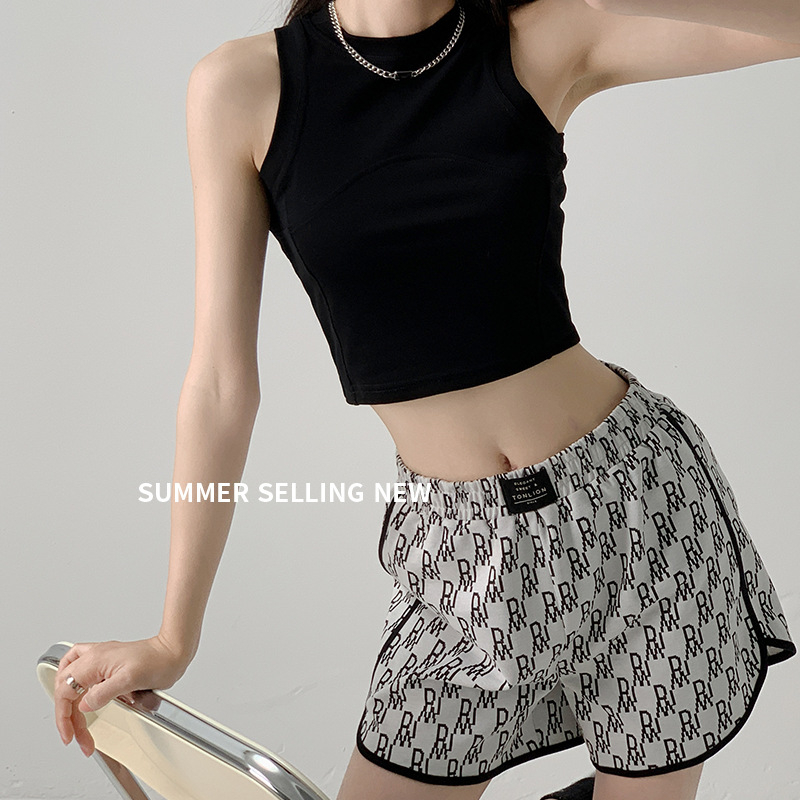 Ženski bezrukavni top u sling stilu – Slim fit (Pamuk 70–80%, Poliester <30%, Duljina 40–50 cm)