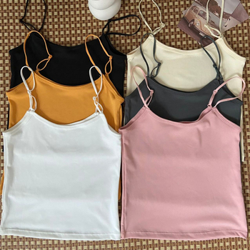 Kamizolēs ar šaurām jostām, apaļš kakla izgriezums, visām sezonām, bez krūšu pildījuma, viegls audums <30%