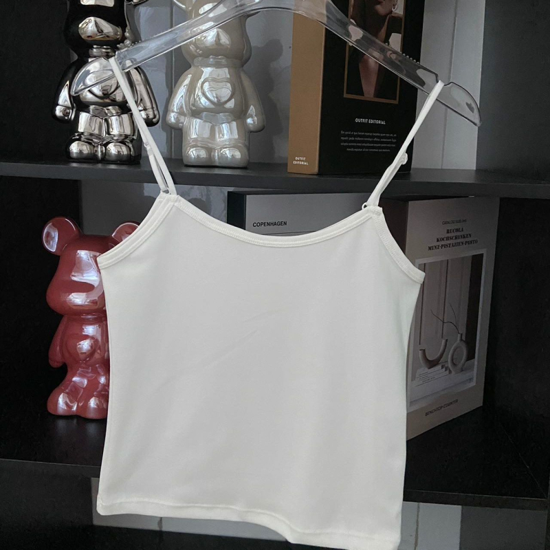 Kamizolēs ar šaurām jostām, apaļš kakla izgriezums, visām sezonām, bez krūšu pildījuma, viegls audums <30%