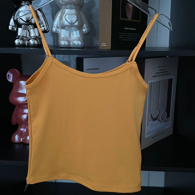 Kamizolēs ar šaurām jostām, apaļš kakla izgriezums, visām sezonām, bez krūšu pildījuma, viegls audums <30%