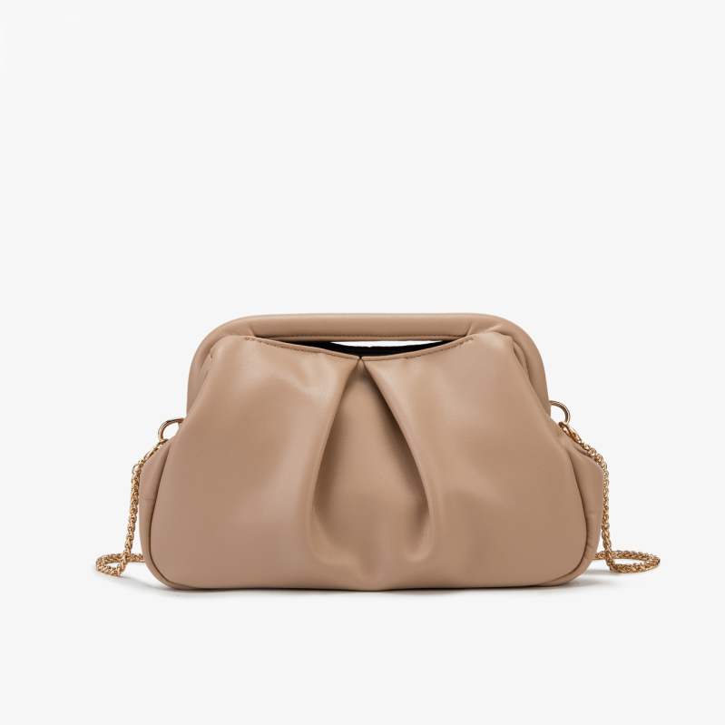 Krosbody torba, gradski jednostavan stil, PU materijal, Dumpling torba, horizontalni kvadratni oblik, zatvarač