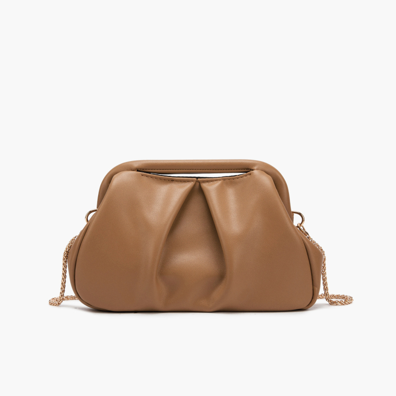 Krosbody torba, gradski jednostavan stil, PU materijal, Dumpling torba, horizontalni kvadratni oblik, zatvarač