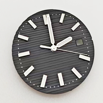 Pulksteņa cipferblata modifikācijas komplekts 2813/8215 kustībai — saules stara raksts uz cipferblata, luminescējoši cipferblata elementi, iepakojums 50 gab.