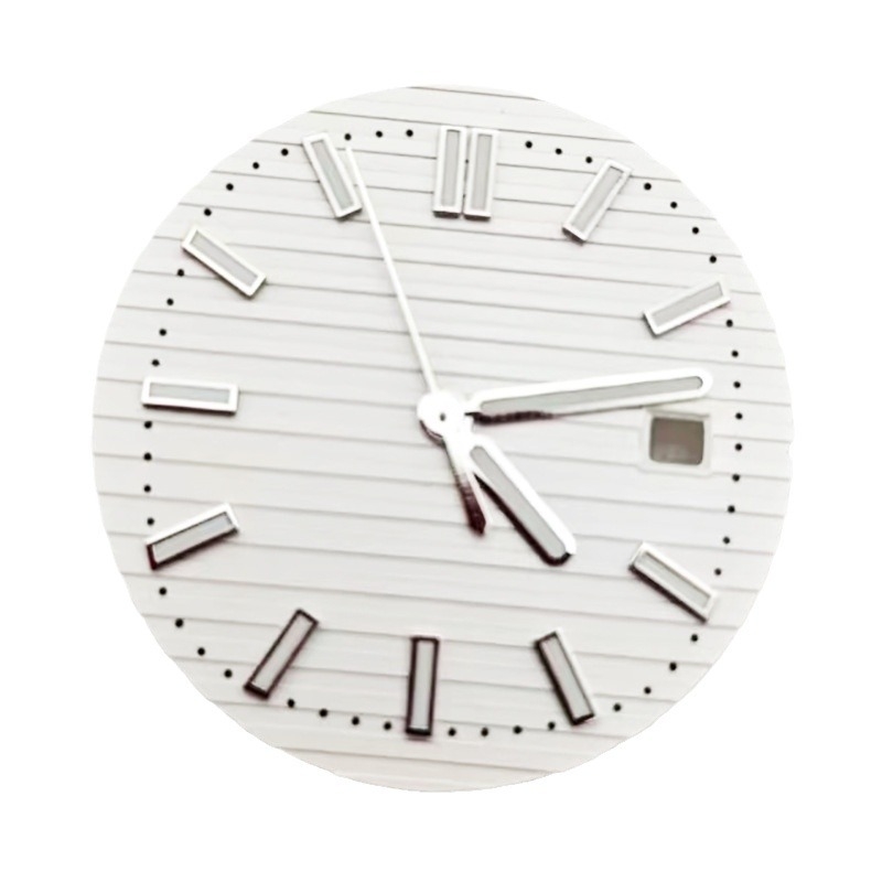 Pulksteņa cipferblata modifikācijas komplekts 2813/8215 kustībai — saules stara raksts uz cipferblata, luminescējoši cipferblata elementi, iepakojums 50 gab.