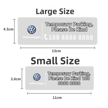 Pagaidu autostāvvietas kartiņa - plastmasa, pielāgota apstrāde, elektroniska tipa