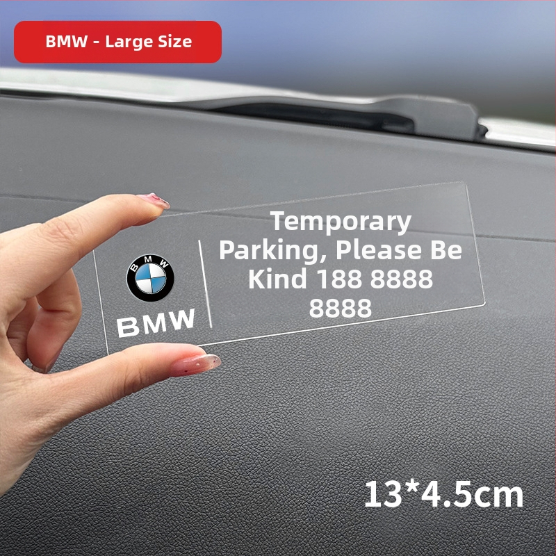 Pagaidu autostāvvietas kartiņa - plastmasa, pielāgota apstrāde, elektroniska tipa