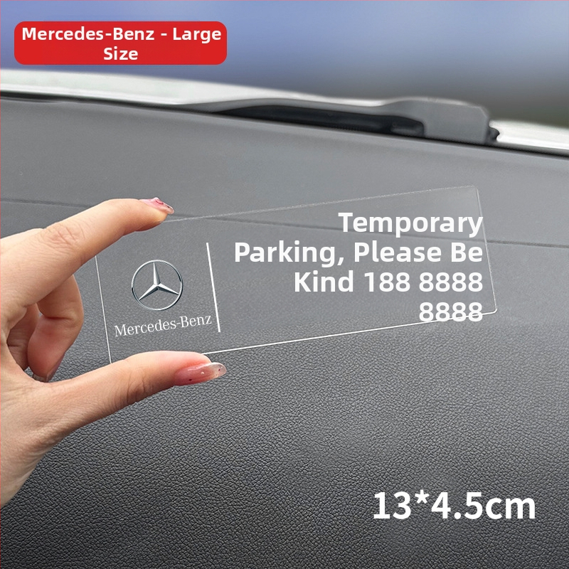 Pagaidu autostāvvietas kartiņa - plastmasa, pielāgota apstrāde, elektroniska tipa