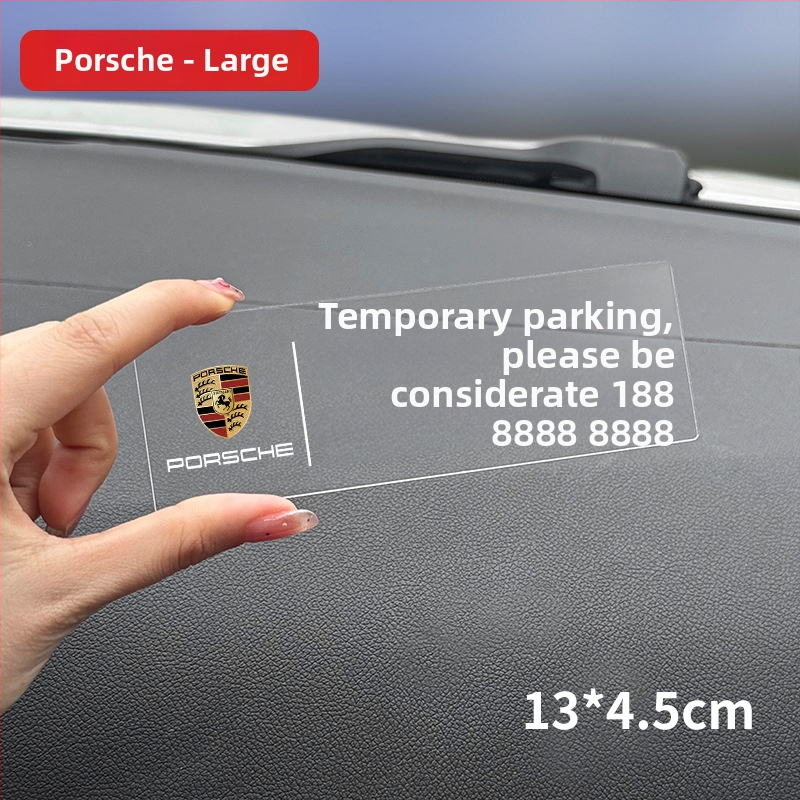 Pagaidu autostāvvietas kartiņa - plastmasa, pielāgota apstrāde, elektroniska tipa