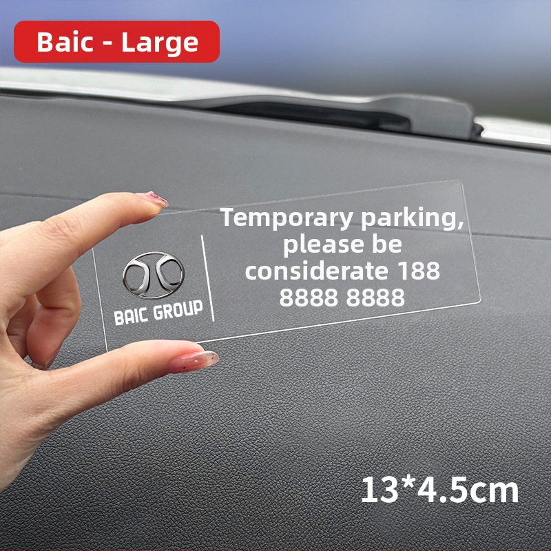 Pagaidu autostāvvietas kartiņa - plastmasa, pielāgota apstrāde, elektroniska tipa