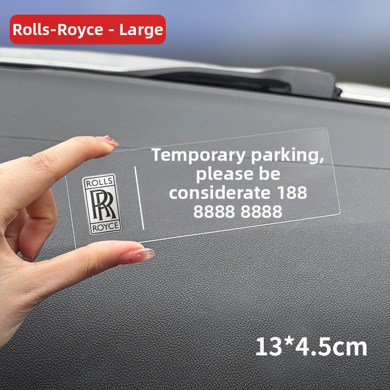 Pagaidu autostāvvietas kartiņa - plastmasa, pielāgota apstrāde, elektroniska tipa