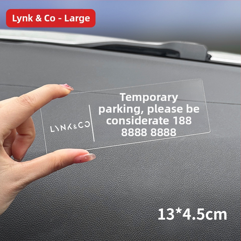 Pagaidu autostāvvietas kartiņa - plastmasa, pielāgota apstrāde, elektroniska tipa