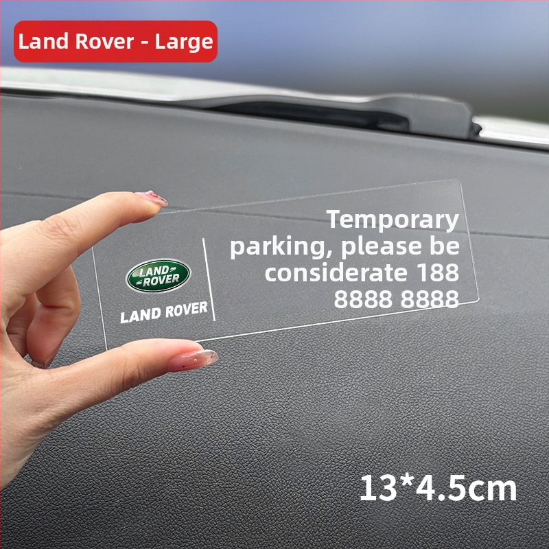 Pagaidu autostāvvietas kartiņa - plastmasa, pielāgota apstrāde, elektroniska tipa