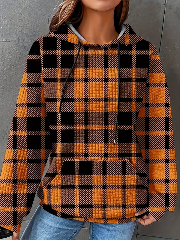 Sieviešu kapucīna džemperis ar drukas motīvu – brīvs siluets, japāņu-korejiešu stils, digitālā druka, poliesters + elastāns, rudens 2025