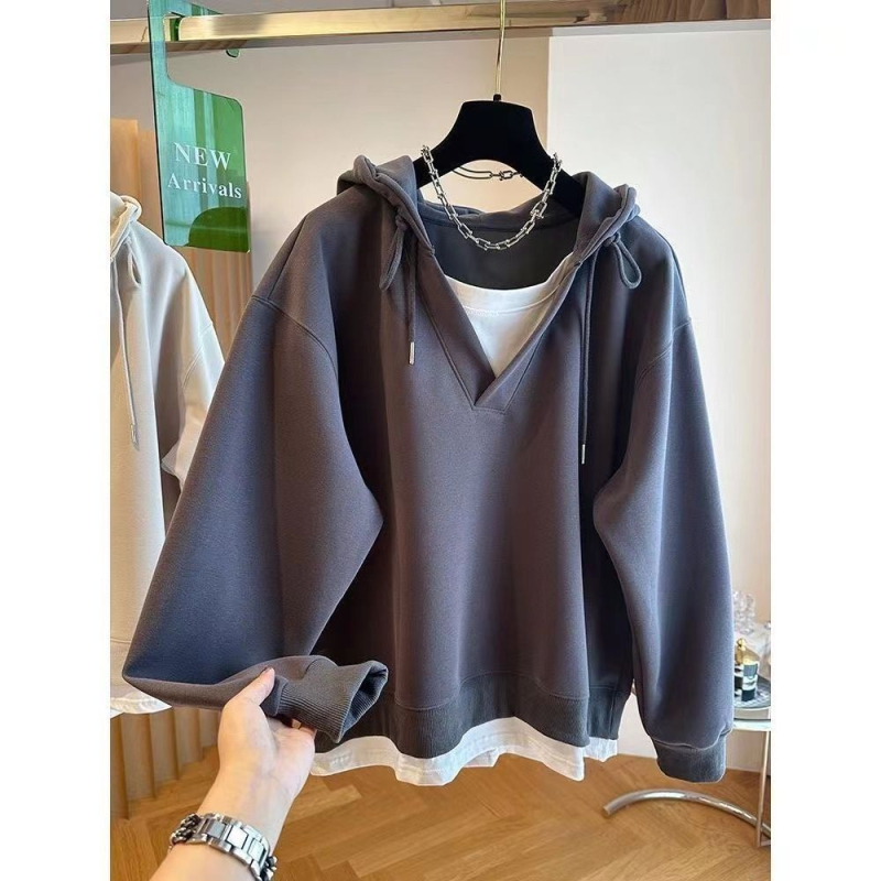 Ženska chenille mikina s kapuljom, 90-95% spandex, proljeće 2025, stil Royal Sister