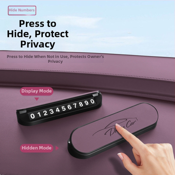 Saderīgs ar Xiaomi SU7/YU7 — pagaidu stāvvietas plāksne, tips slēpts, materiāls: Cits, bez pielāgošanas, zīmols: Nothing