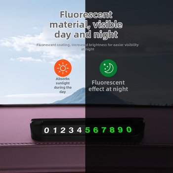 Saderīgs ar Xiaomi SU7/YU7 — pagaidu stāvvietas plāksne, tips slēpts, materiāls: Cits, bez pielāgošanas, zīmols: Nothing