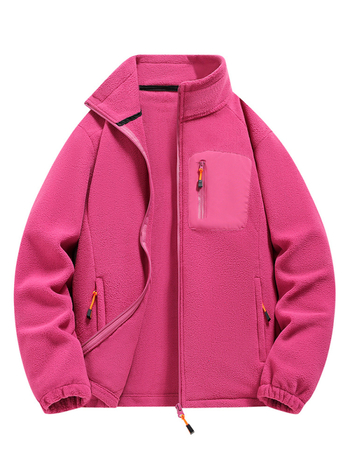 Flīsa jaka, universāla, kardigāna stila, flīsa audums ar polāro odai, bez kapuces