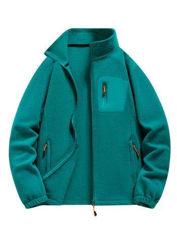 Flīsa jaka, universāla, kardigāna stila, flīsa audums ar polāro odai, bez kapuces