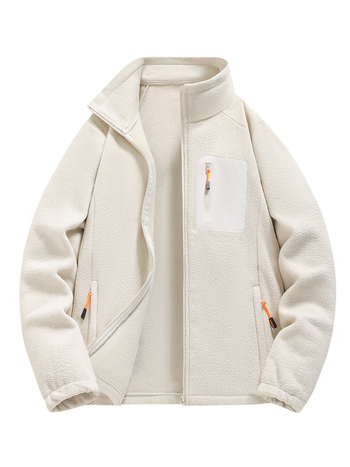 Flīsa jaka, universāla, kardigāna stila, flīsa audums ar polāro odai, bez kapuces