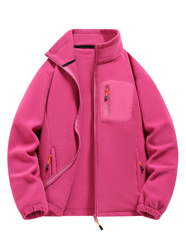 Flīsa jaka, universāla, kardigāna stila, flīsa audums ar polāro odai, bez kapuces