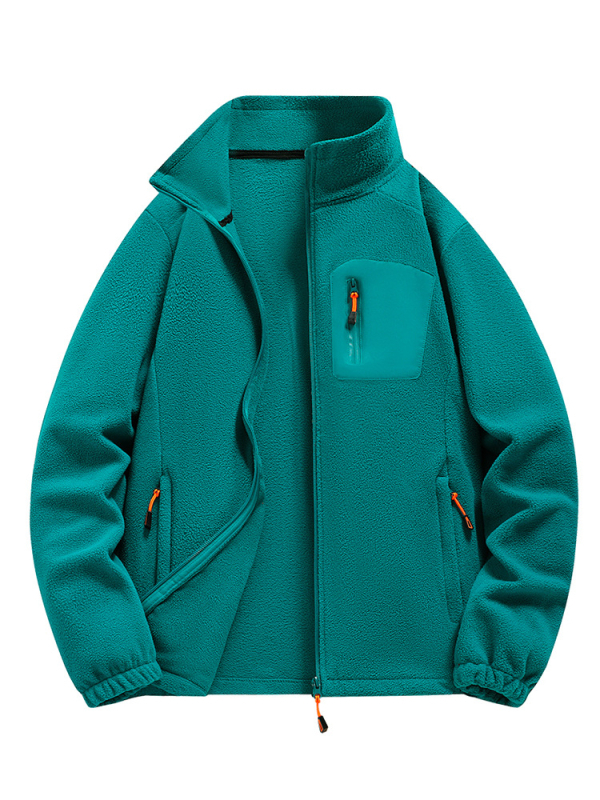 Flīsa jaka, universāla, kardigāna stila, flīsa audums ar polāro odai, bez kapuces