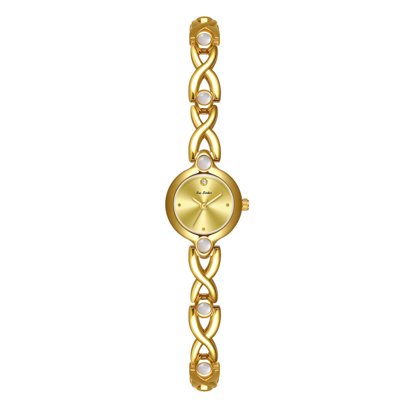 Óra francia retro stílusú tojás alakú számlappal, abalonos díszítéssel; kvarc mozgás (Szingapúr; FA1888/377), 30m vízállóság, tokozás ötvözetből, szíj ötvözetből