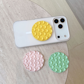 Magnetska držač za telefon od silikona, kružna vakuumska podloga, zidni držač za kupaonicu i kuhinju