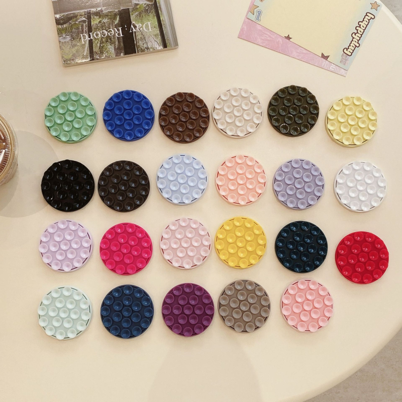 Magnetska držač za telefon od silikona, kružna vakuumska podloga, zidni držač za kupaonicu i kuhinju