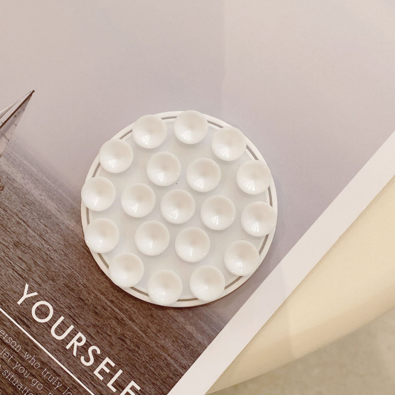 Magnetska držač za telefon od silikona, kružna vakuumska podloga, zidni držač za kupaonicu i kuhinju