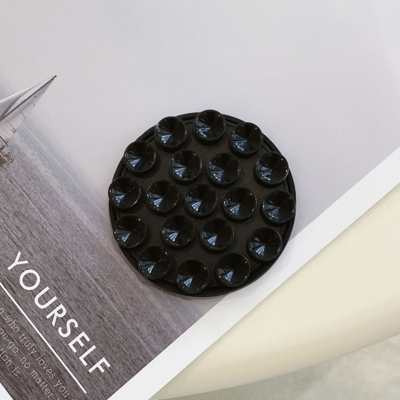 Magnetska držač za telefon od silikona, kružna vakuumska podloga, zidni držač za kupaonicu i kuhinju